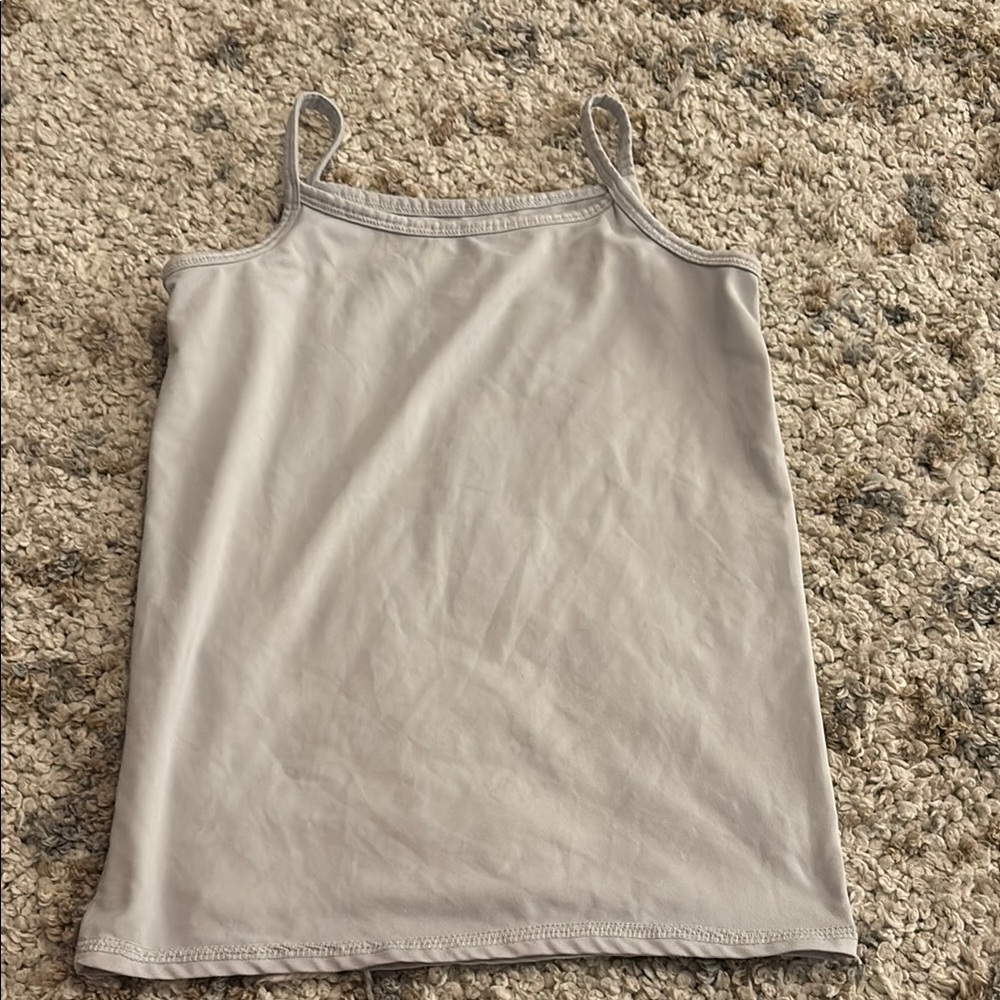 Cuddl Duds Tan Cream Fitted Sleeveless Camisole